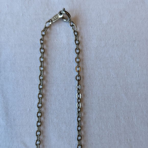 Orange Stone with Pentagram 16" Necklace - Picture 3 of 4